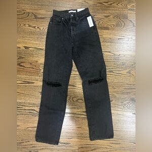 Pacsun black ripped jeans brand new